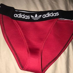 Reworked adidas swim bottoms